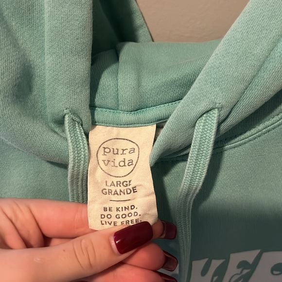Blue Pura Vida Hoodie Sunseeker - Picture 2 of 2